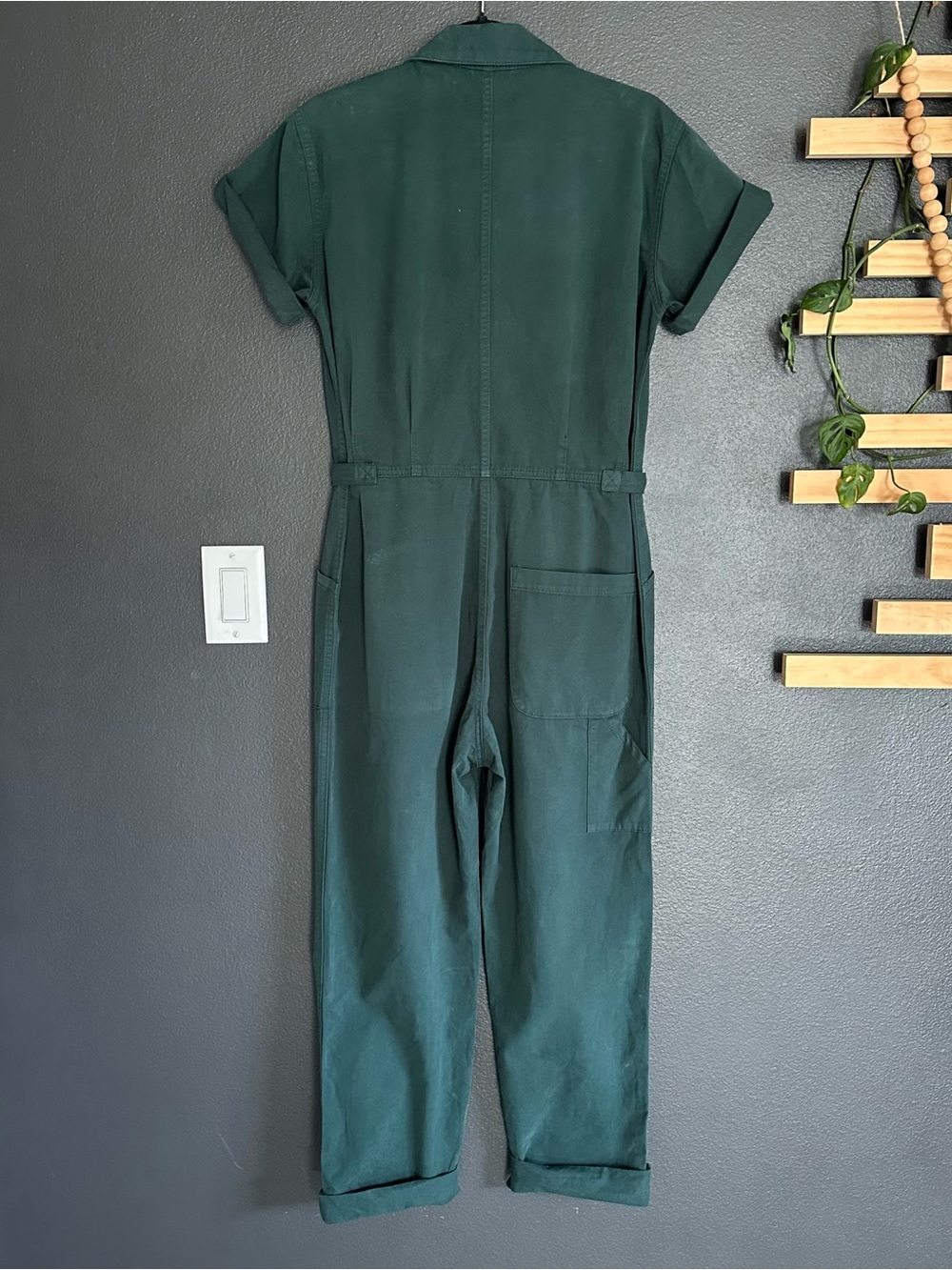 Pistola Grover Short Sleeve Field Suit Utility Jumpsuit Green Size Small NWT - Picture 11 of 14